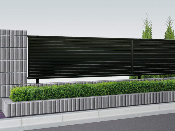 正規 Ykkシンプレオ5型 横目隠し形材 フェンス 柵を値引45 工事販売