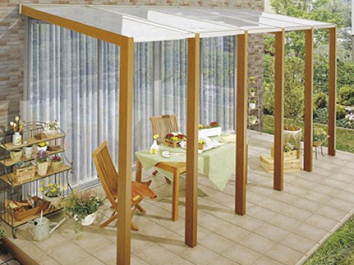 オシャレな屋根 木目調のテラス屋根シリーズ 商品情報ブログ