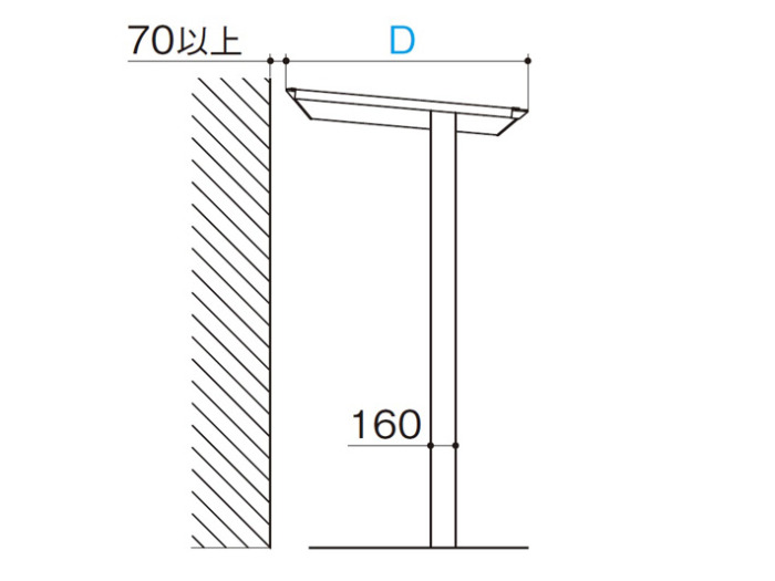 正規】四国化成木製調 独立式スマートトップ 中柱1階用 テラス屋根を値