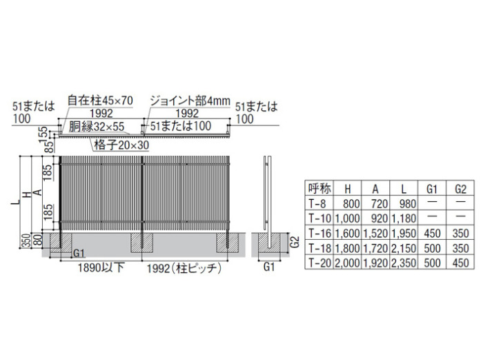 正規】LIXILプログコートF3型形材 フェンスを値引45%工事販売