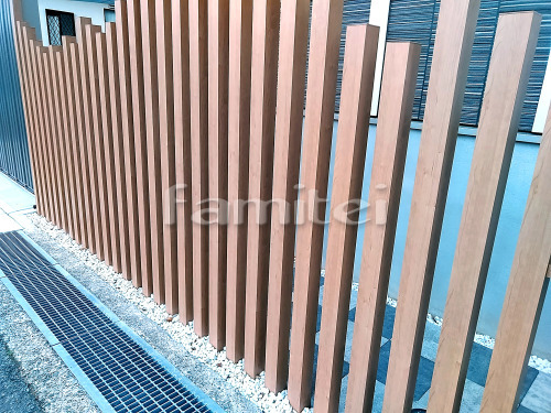 木製調デザインアルミ角柱 LIXILリクシル デザイナーズパーツ 枕木材 角材
