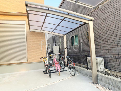 サイクルポート 自転車バイク屋根 LIXIL ネスカＲ アール屋根